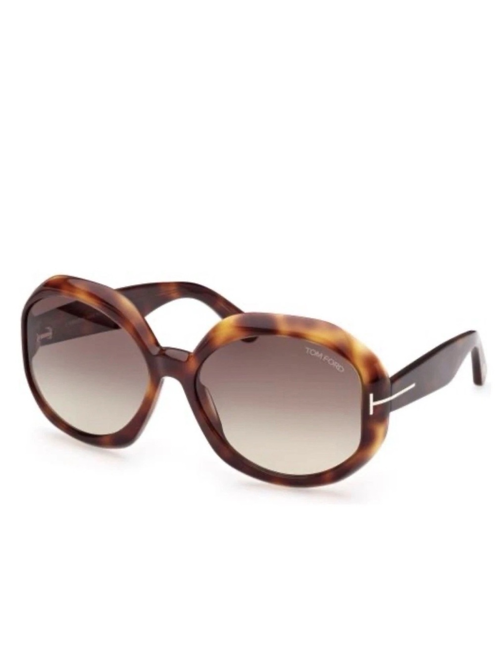 NEW Tom Ford GEORGIA-02 FT 1011  Dark Havana 52B 63-17-135 Sunglasses Authentic